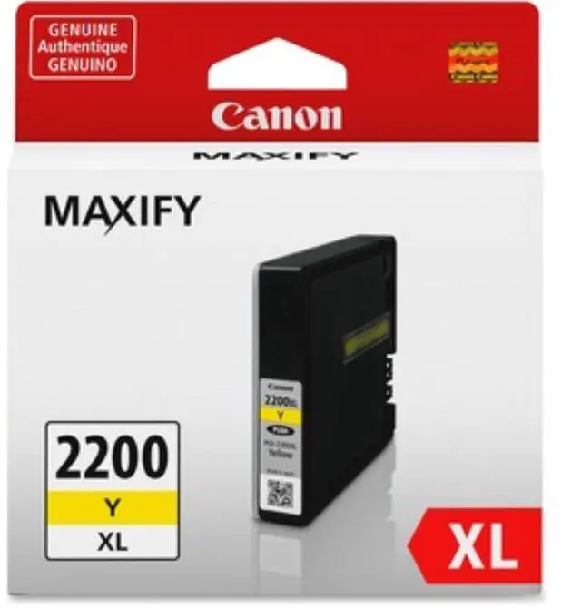 Alt view image 3 of 11 - PGI-2200XL YELLOW INK TANK FOR