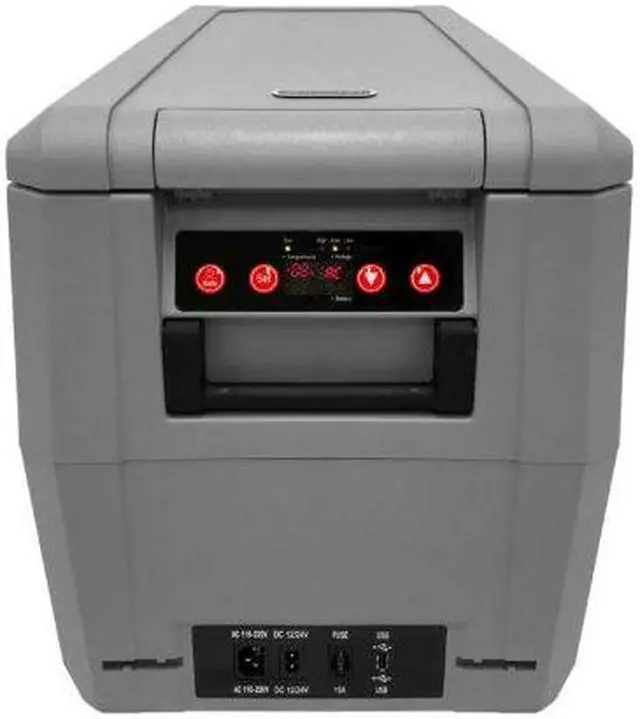 Alt view image 8 of 20 - Whynter 34 Quart Compact Portable Freezer Refrigerator with 12V DC Option Gray FMC-350XP