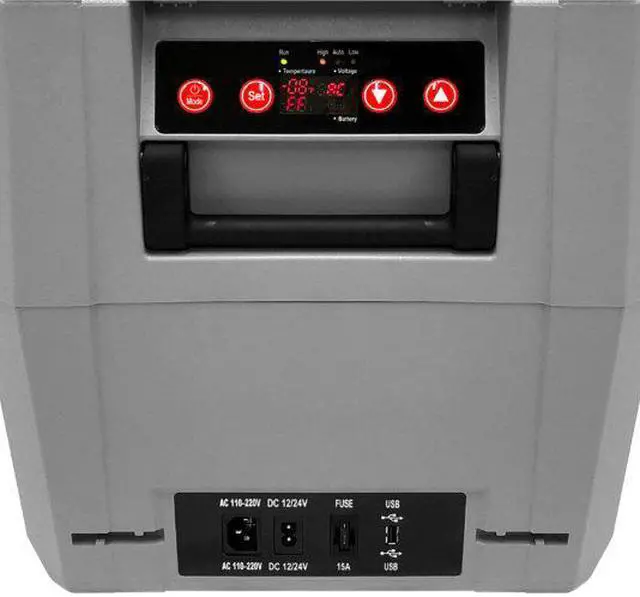 Alt view image 9 of 20 - Whynter 34 Quart Compact Portable Freezer Refrigerator with 12V DC Option Gray FMC-350XP