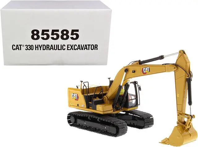 Alt view image 7 of 8 - Cat Caterpillar 330 Hydraulic Excavator Next Generation with Operator "High Line Series" 1/50 Diecast Model by Diecast Masters