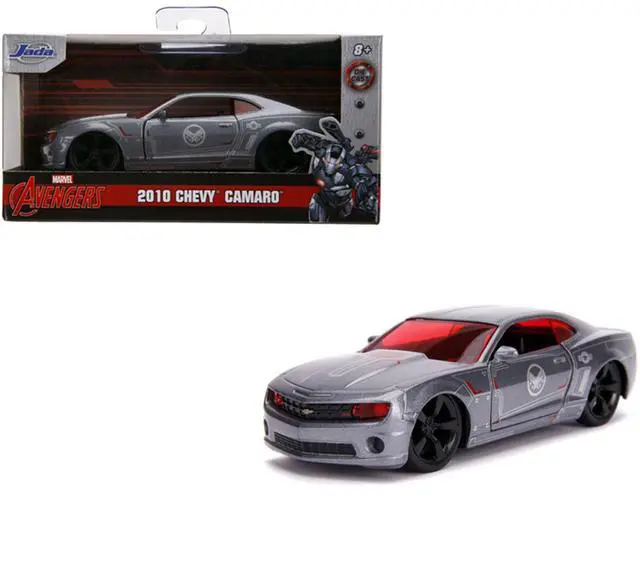 Main image of 2010 Chevrolet Camaro Silver "War Machine" "Avengers" "Marvel" Series 1/32 Diecast Model Car by Jada