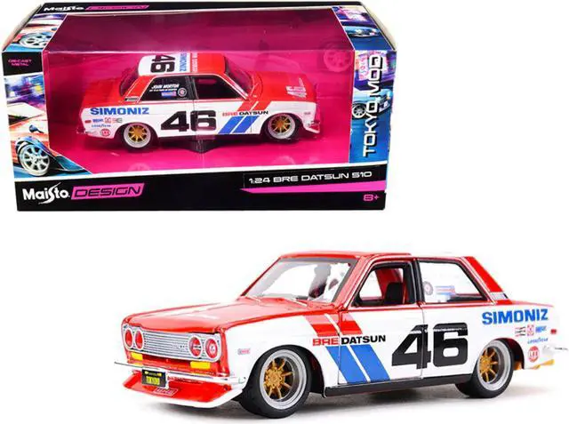 Main image of Datsun 510 #46 "Simoniz" BRE (Brock Racing Enterprises) "Tokyo Mod" 1/24 Diecast Model Car by Maisto