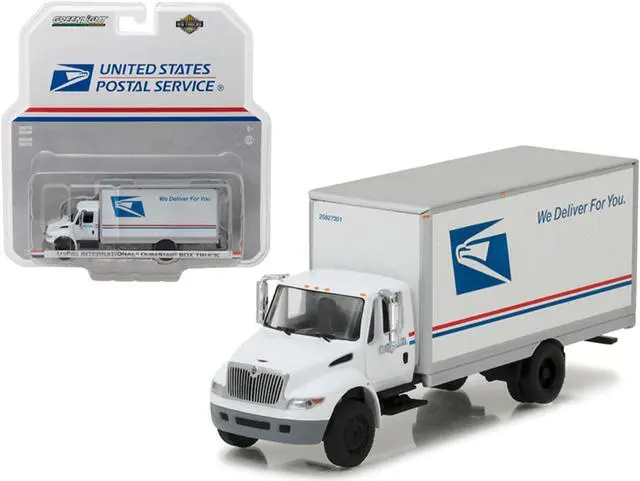 Alt view image 2 of 3 - 2013 International Durastar Box Truck "United States Postal Service" (USPS) "H.D. Trucks" Series 9 1/64 Diecast Model by Greenlight