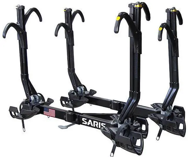 Alt view image 11 of 19 - Saris Freedom Superclamp EX 4-Bicycle Rear Mount Car Hitch Bike Rack