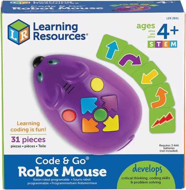 Alt view image 20 of 20 - Learning Resources LER2841 Stem Robot Mouse