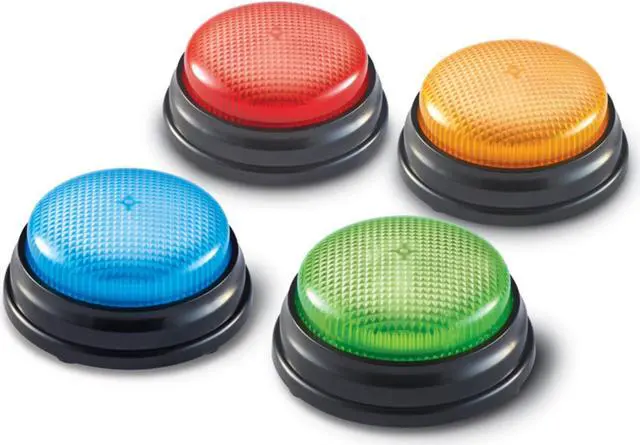 Alt view image 8 of 13 - LEARNING RESOURCES LIGHTS AND SOUNDS BUZZERS SET OF 4