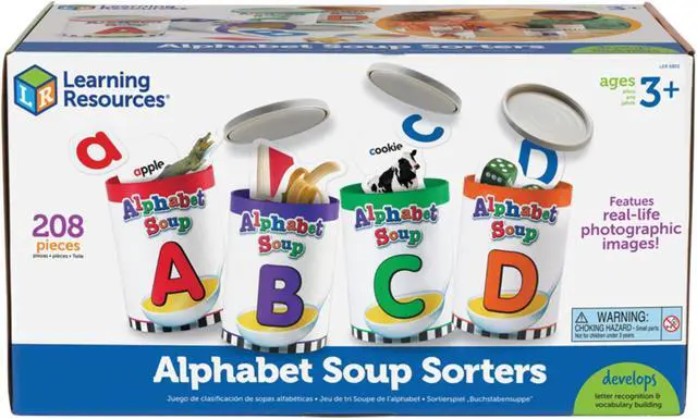 Alt view image 14 of 20 - Learning Resources LER6801 Alphabet Soup Sorters