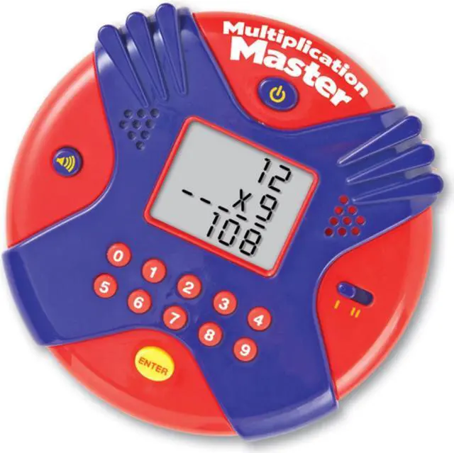 Alt view image 17 of 20 - Learning Resources Multiplication Master Electronic Flash Card Game