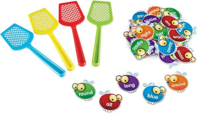 Alt view image 13 of 18 - Learning Resources LER8598 Sight Words Swat A Sight Words Game