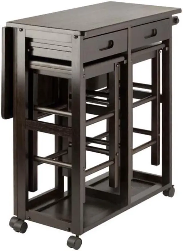 Alt view image 7 of 7 - Winsome Wood 23330 Suzanne Space Saver Set - 3 Piece