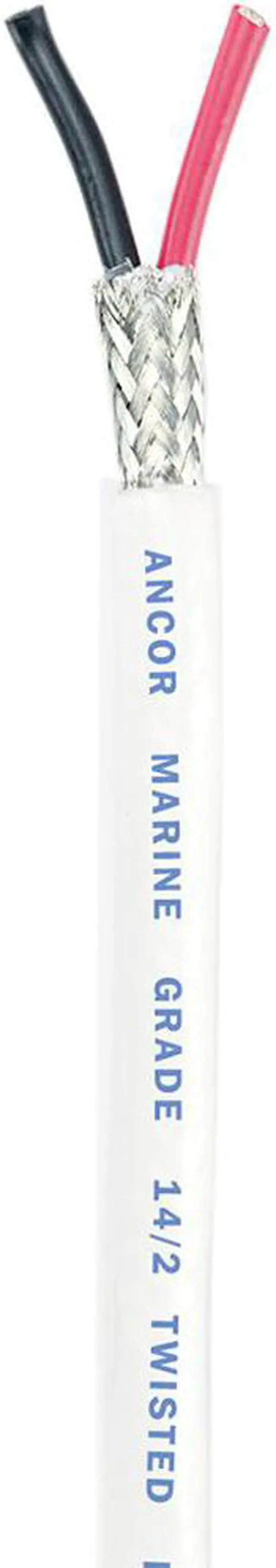 Alt view image 3 of 4 - Ancor 141410 Marine Grade Electrical Twisted Paris Tinned Boat Wiring with Shield (14-Gauge 100-Feet)