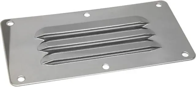 Alt view image 2 of 3 - SEA DOG STAINLESS STEEL  LOUVERED VENT 5" X 2 5/8"