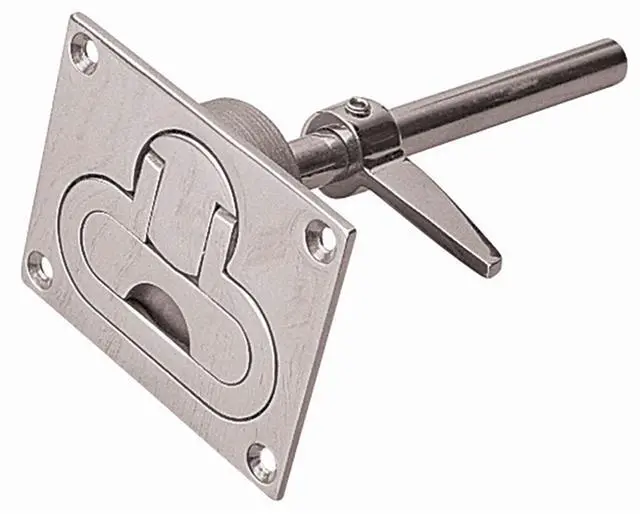 Alt view image 2 of 2 - SEA DOG CAST SS HANDLE/LATCH 3 3/4 X 3