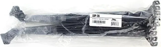 Alt view image 10 of 11 - MIDDLE ATLANTIC LBP2A inLin SHAPED LACING BAR WITH 2in OFFSET,