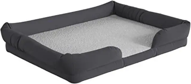 Main image of Orthopedic Comfy Memory Foam Joint Relief Bolster Dog Bed for Dogs up to 44 LBS. - Removable & Washable Cover, Non-Slip Bottom