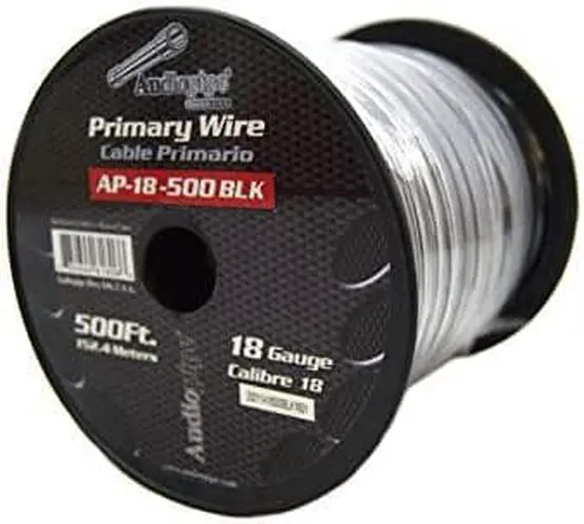 Alt view image 5 of 8 - NIPPON AP18500BK REMOTE WIRE AUDIOPIPE 18GA 500' BLACK