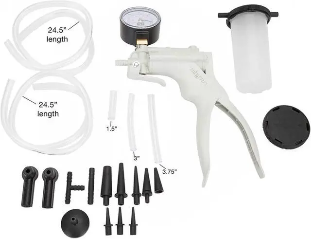 Alt view image 4 of 9 - OEM TOOLS 25136 OEM Tools 25136 One Man Brake Bleeder & Vacuum Pump Test Kit