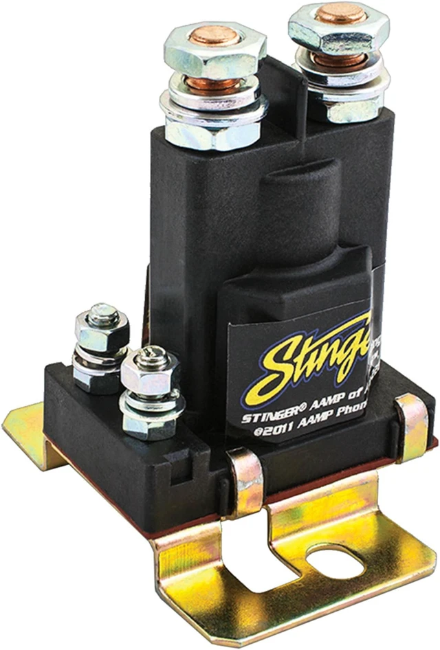 Alt view image 14 of 19 - STINGER SGP38 CAR AUDIO 80 AMP 12V DUAL BATTERY HIGH CURRENT RELAY & ISOLATOR