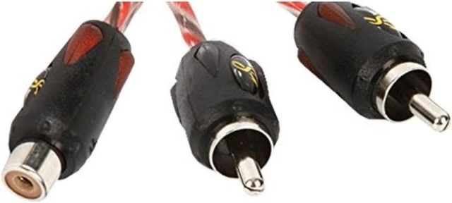 Alt view image 3 of 3 - Stinger 4000 Series Professional 2 Male / 1 Female Y RCA Interconnects