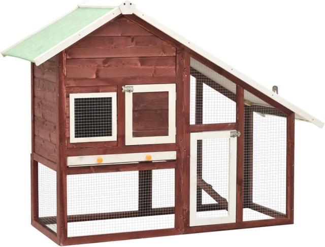 Vidaxl rabbit outlet hutch