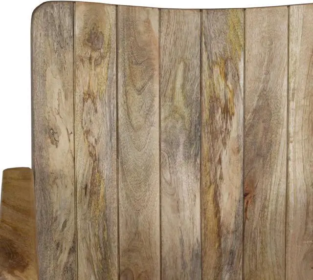 Alt view image 6 of 15 - vidaXL 2-Seater Bench Solid Mango Wood and Steel