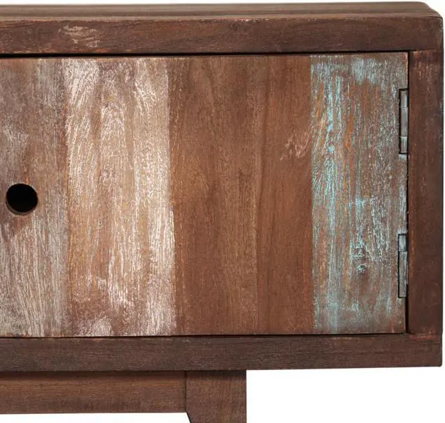 Alt view image 5 of 16 - vidaXL TV Cabinet Solid Acacia Wood Vintage 46.5"x11.8"x15.7"