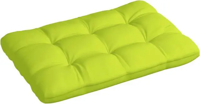 Alt view image 2 of 13 - vidaXL Pallet Sofa Cushion Bright Green 47.2"x31.5"x3.9"