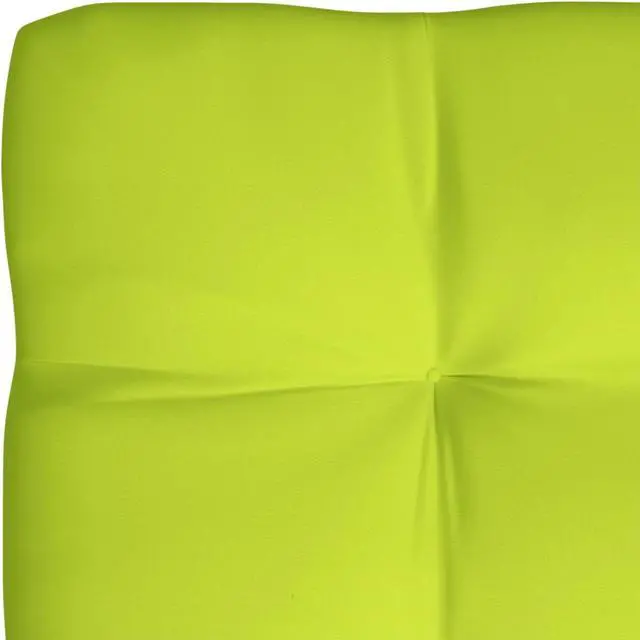 Alt view image 4 of 13 - vidaXL Pallet Sofa Cushion Bright Green 47.2"x31.5"x3.9"