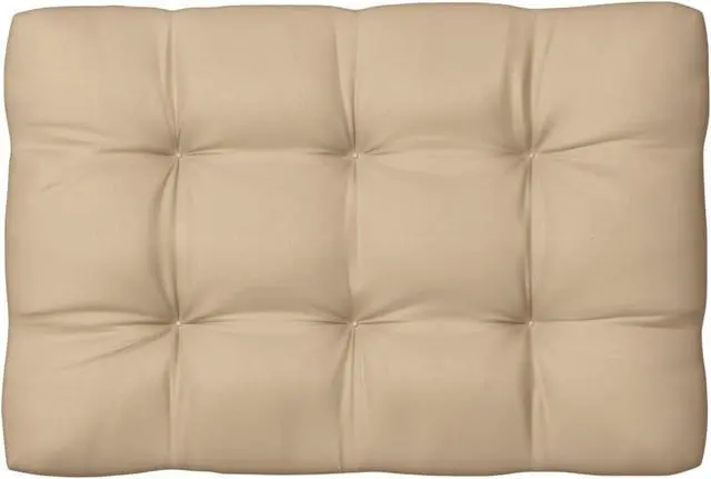 Alt view image 11 of 17 - vidaXL 7x Pallet Sofa Cushions Beige Indoor Outdoor Sofa Seat Chair Cushion