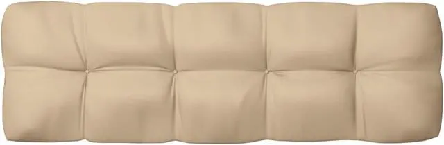 Alt view image 12 of 17 - vidaXL 7x Pallet Sofa Cushions Beige Indoor Outdoor Sofa Seat Chair Cushion