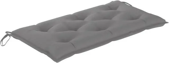 Alt view image 5 of 15 - vidaXL Bench Cushion Water Repellent Garden Seat Cushion Gray Oxford Fabric