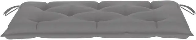 Alt view image 7 of 15 - vidaXL Bench Cushion Water Repellent Garden Seat Cushion Gray Oxford Fabric