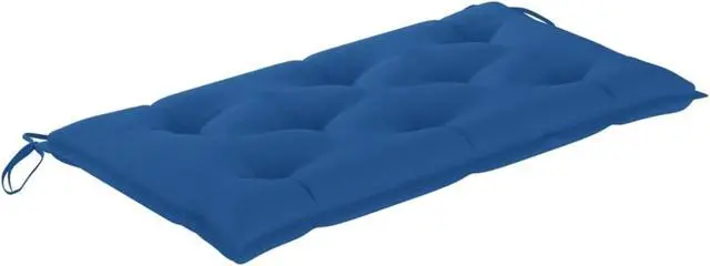 Main image of vidaXL Garden Bench Cushion Blue 43.3"x19.6"x2.7" Fabric