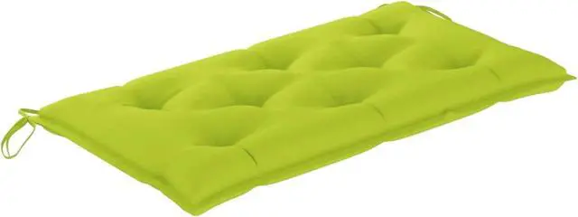 Main image of vidaXL Garden Bench Cushion Bright Green 43.3"x19.6"x2.7" Fabric