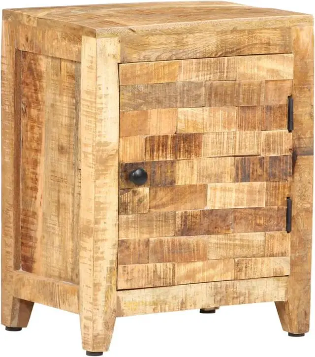 Main image of vidaXL Bedside Cabinet 11.8"x15.7"x19.7" Solid Mango Wood