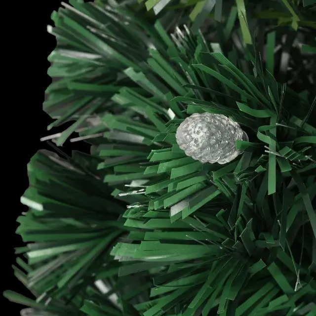 Alt view image 6 of 18 - vidaXL Artificial Christmas Tree with Stand/LED 70.9" Fiber Optic