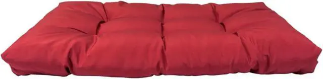Alt view image 6 of 15 - vidaXL Chair Cushion 3 Pcs Outdoor Pallet Seat Cushion Sofa Pad Red Fabric