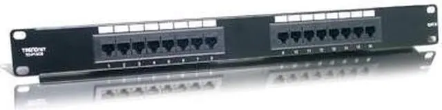 Alt view image 16 of 18 - TRENDnet TC-P16C6 16-Port Cat.6 Patch Panel