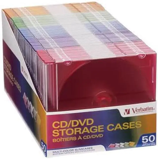 Alt view image 2 of 2 - Color Cd Dvd Slim Cases 50pk - 94178