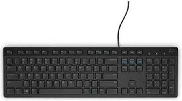 Alt view image 11 of 14 - DELL Wired Qwerty Keyboard - Black KB216-BK-US Black Wired Keyboard