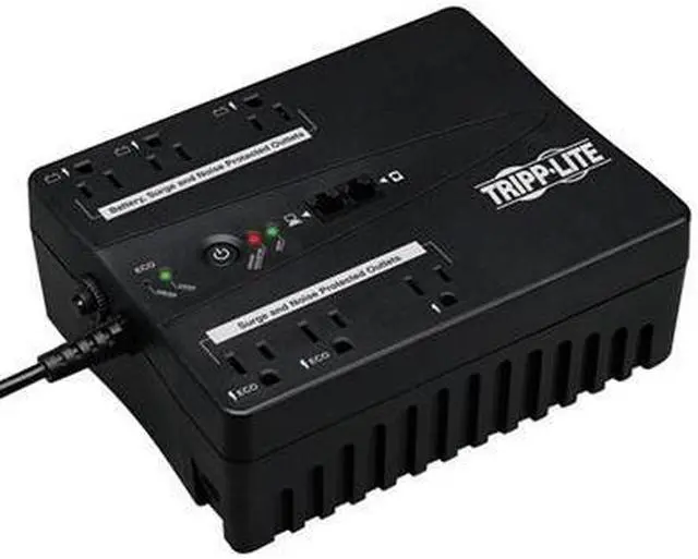 Alt view image 11 of 15 - Tripp Lite UPS 350VA 180W Eco Green Battery Back Up Compact 120V USB RJ11  350 VA180 W  120 V AC 120 V AC  Desktop  3 x NEMA 515R 3 x NEMA 515R