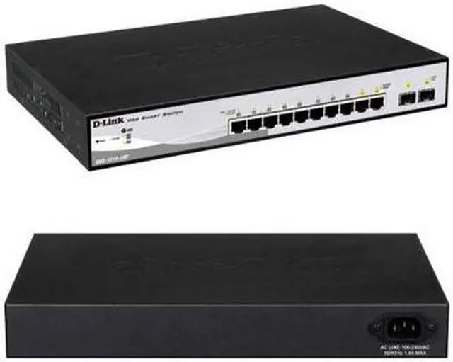 Alt view image 5 of 16 - D-Link Dgs-1210-10P Web Smart Switch