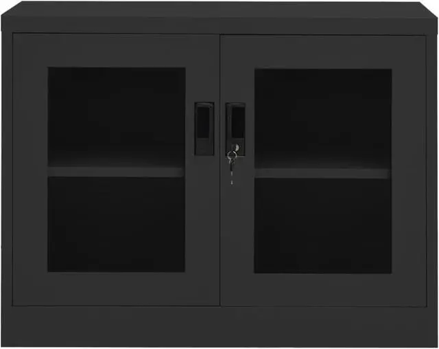 Alt view image 9 of 17 - vidaXL Office Cabinet Storage Cabinet Home Display Cabinet Anthracite Steel