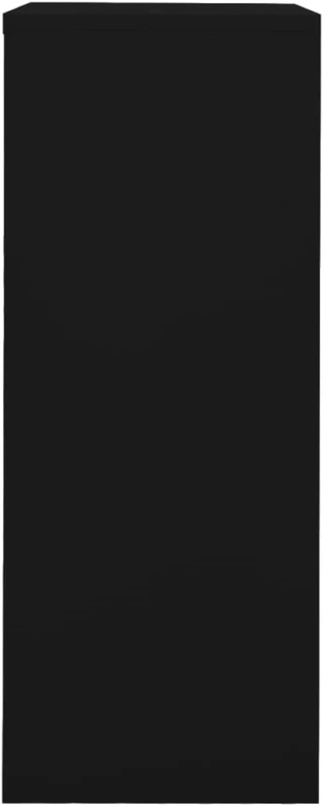 Alt view image 5 of 17 - vidaXL Office Cabinet Black 35.4"x15.7"x40.2" Steel