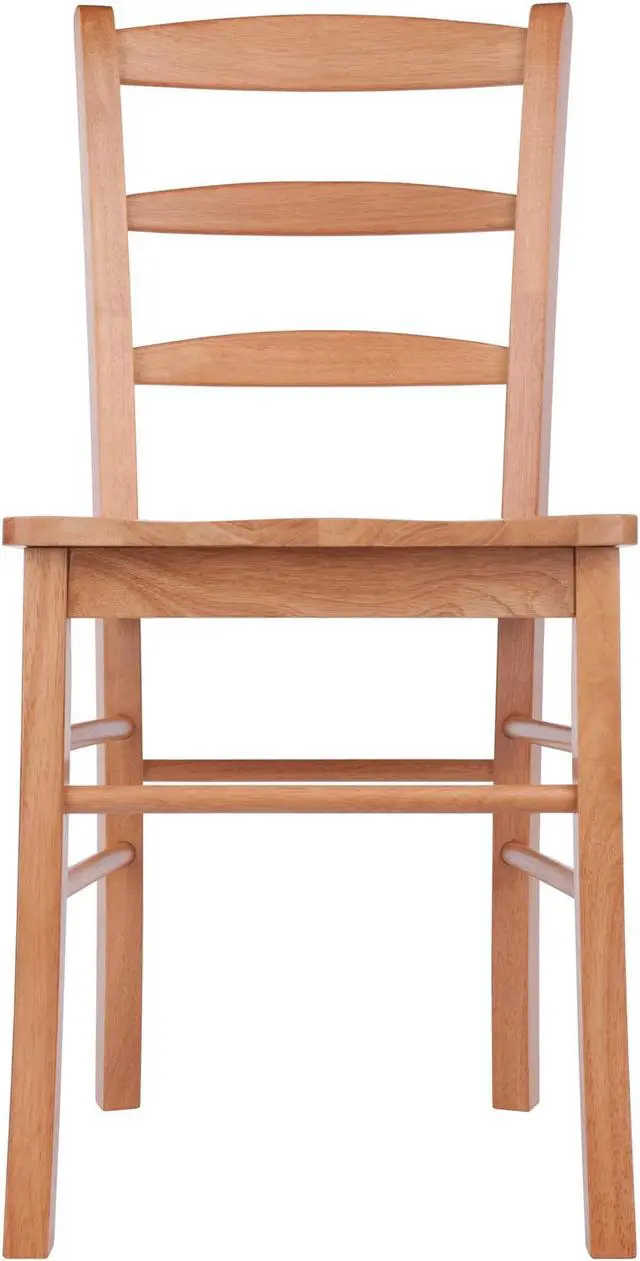 Alt view image 2 of 7 - Benjamin 2-Pc Ladder-back Chair Set, Light Oak