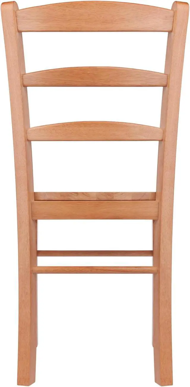Alt view image 4 of 7 - Benjamin 2-Pc Ladder-back Chair Set, Light Oak