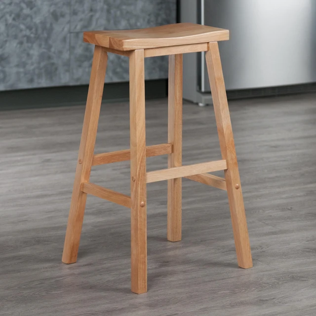 Alt view image 10 of 11 - Saddle Seat 29" Stool, Single, Rta By Winsome Wood