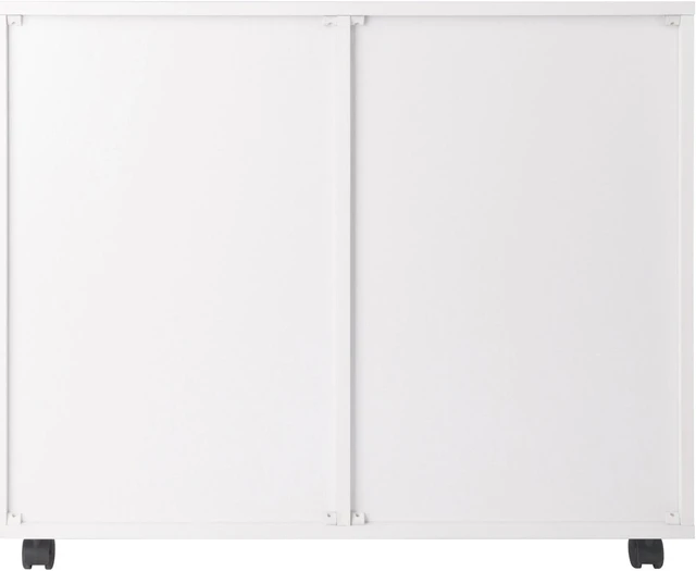 Alt view image 5 of 11 - Halifax Wide 2-Door Storage Cabinet, 4-Drawer, White
