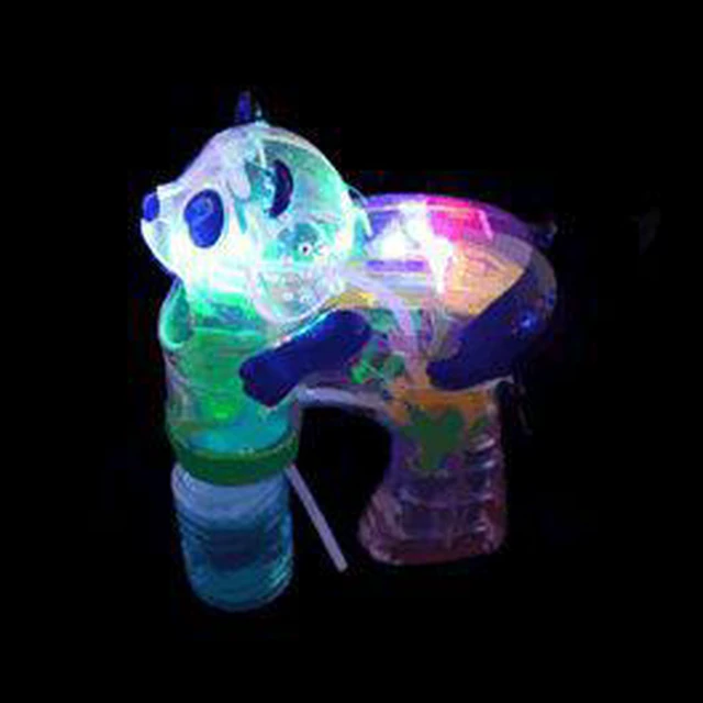 Main image of Light Up Panda Bear Bubble Gun