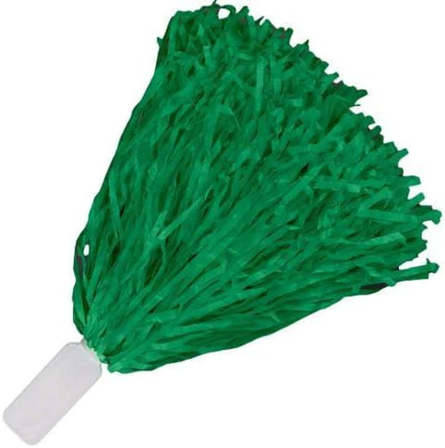 Main image of Non Light Up Short Handle Cheer Pom poms Green